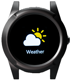 Weather screen